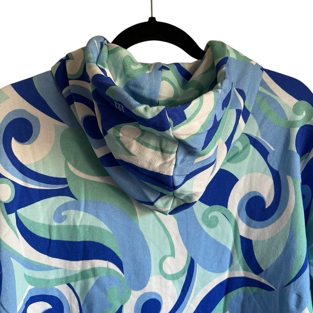 Hill House The Allie Zip-Up Ocean Kaleidoscope Hoodie Jacket NWT - Picture 9 of 14